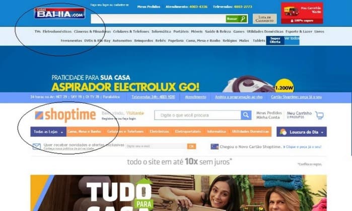 FOTO: Procon autua sites das Casas Bahia e Shoptime por falsas promoções