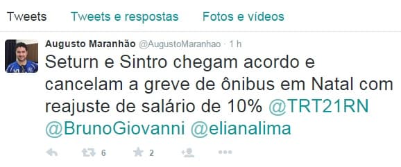 Rodoviários chegam a acordo e encerram greve de ônibus em Natal