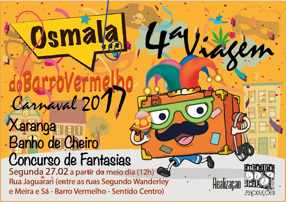 Bloco Os Mala do Barro Vermelho anima o carnaval na segunda
