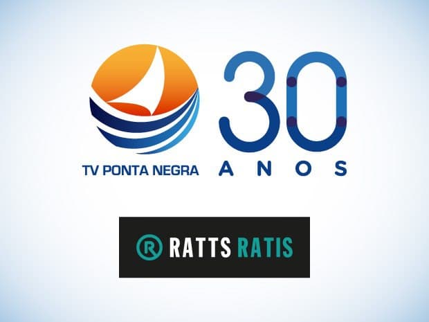 FOTO: Agência Ratts Ratis cria nova logo para os 30 anos da TV Ponta Negra