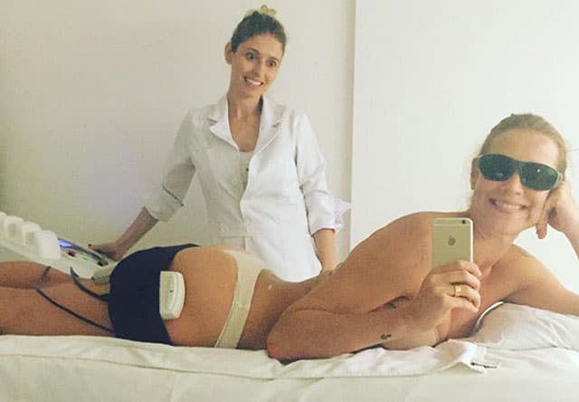 FOTO: Luana Piovani faz tratamento no bumbum antes de posar nua para a Playboy