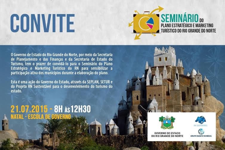Seminário discutirá plano estratégico e marketing turístico do RN