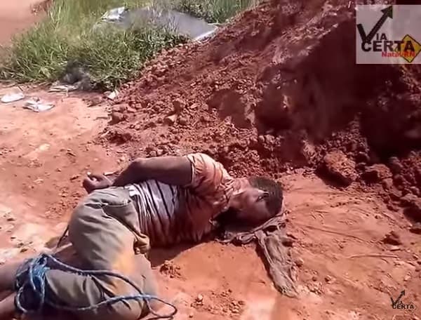 VÍDEO: Suspeito leva surra da população na Grande Natal