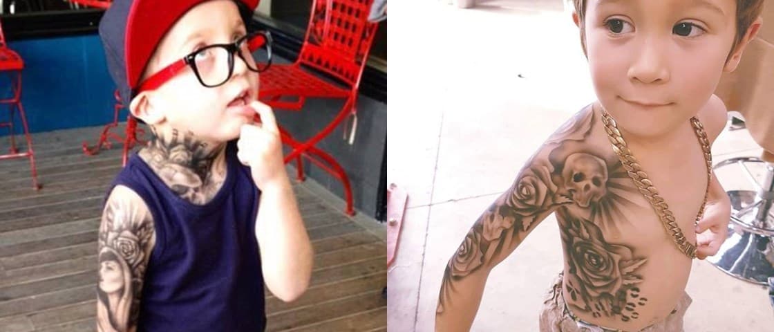 FOTOS: Artista vai ao hospital para “tatuar” crianças com doenças graves e faz sucesso na internet