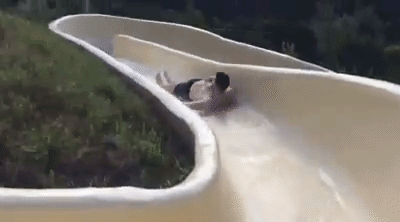 UMA CISMA DE TODOS VIRA REALIDADE - VÍDEO: Homem é lançado para fora de toboágua e cai de encosta nos EUA