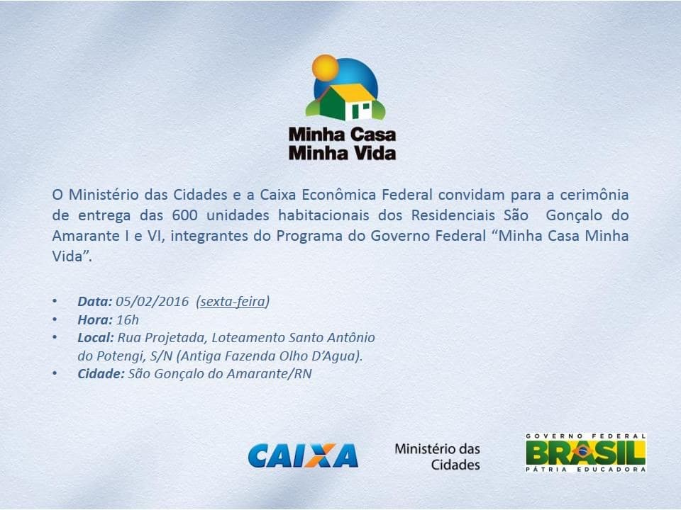 SÃO GONÇALO: 600 famílias recebem nesta sexta as chaves dos apartamentos do Residencial Dr. Ruy Pereira