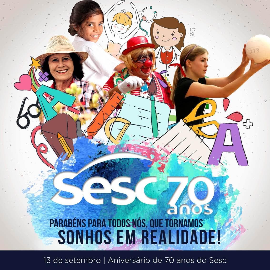 Aniversário 70 anos Sesc