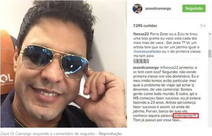 Após chamar Safadão de ‘emergente', Zezé Di Camargo faz novo desabafo
