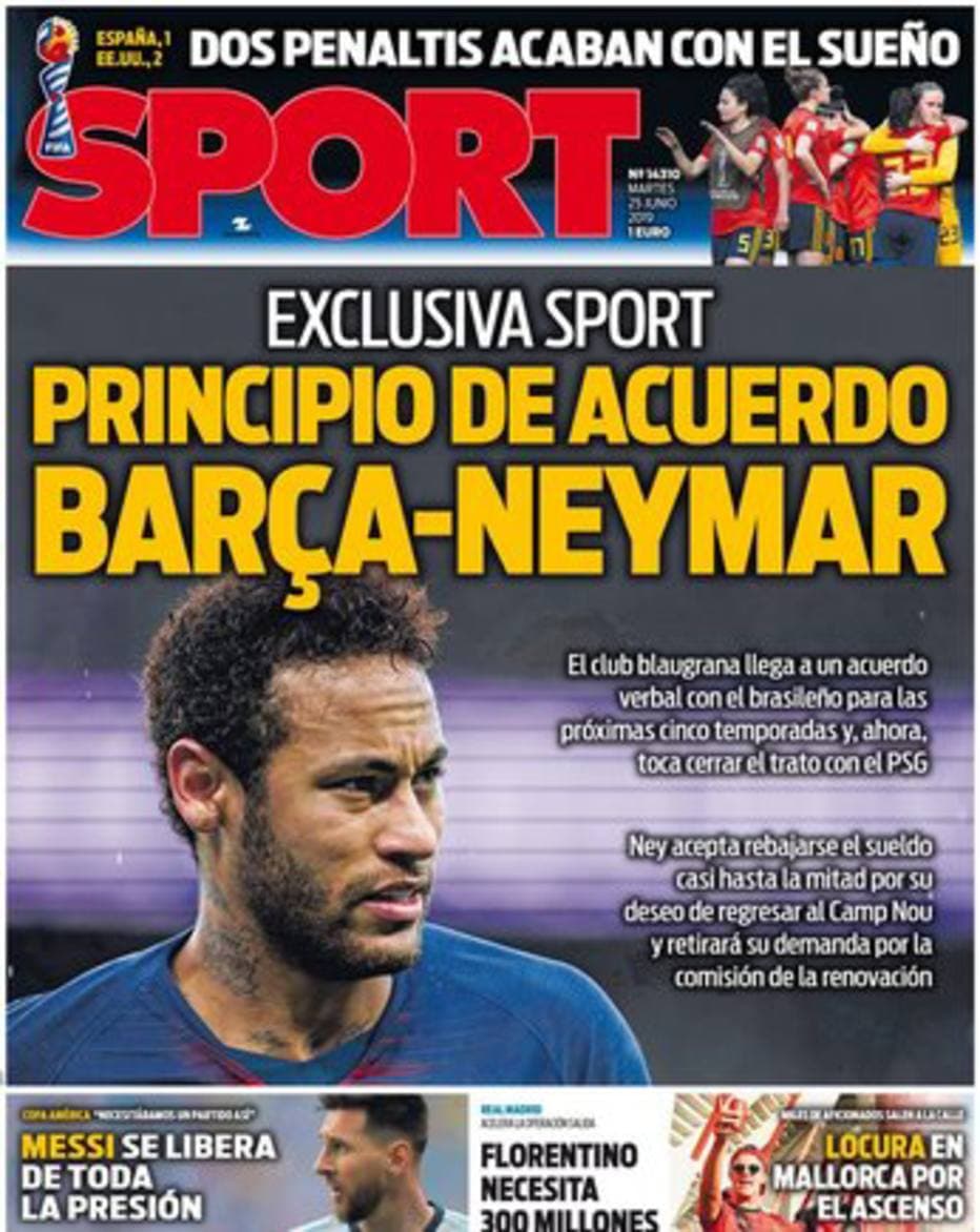 Neymar chega a acordo com o Barça, mas falta acerto entre os clubes, diz jornal espanhol