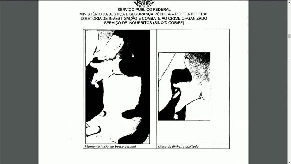 Veja fotos da revista nas roupas do senador que escondeu dinheiro da cueca