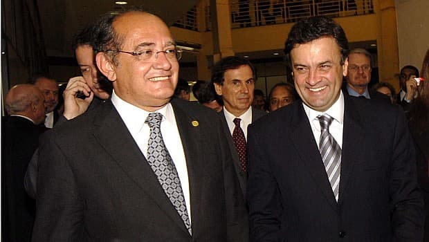 TELEFONE GRAVADO: Aécio pede ajuda a Gilmar em votação no Senado sobre abuso de autoridade