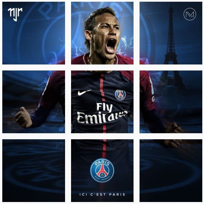 Neymar surge de PSG em post pouco antes de sua apresentação
