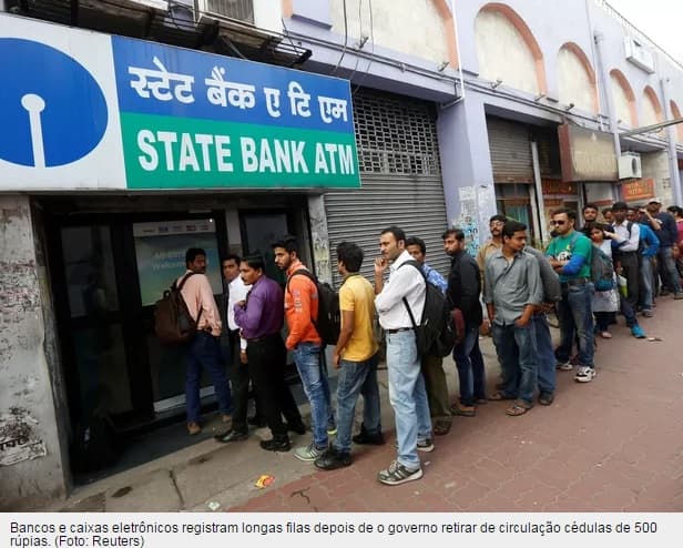 NO BRASIL SERIA BARRACO CERTO: Índia cria app que permite contratar alguém para ficar na fila do banco