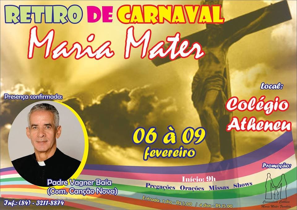 Comunidade Católica promove Retiro de Carnaval em Natal