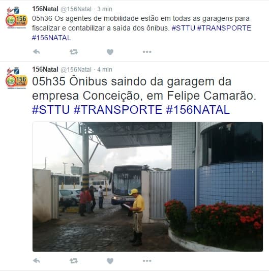 GREVE: 30% da frota dos ônibus começam a deixar as garagens