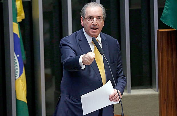 Cunha culpa governo e rede globo pela cassação