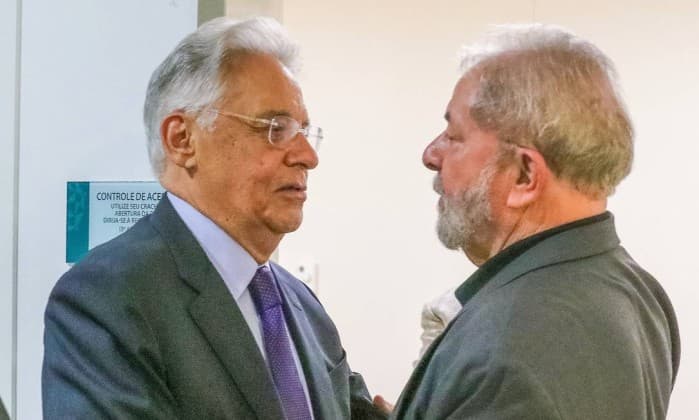 FOTOS: FHC visita Lula para expressar condolências por Marisa Letícia