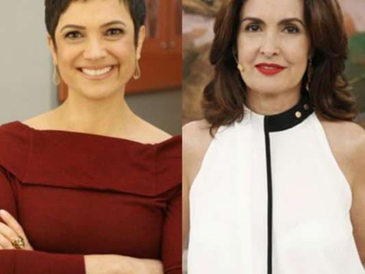 Cesar Tralli chama Sandra Annenberg de Fátima Bernardes