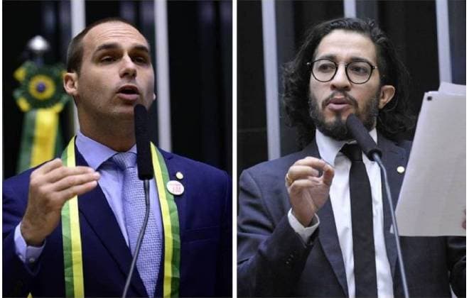 Jean Wyllys e filho de Bolsonaro se unem contra o bloqueio da internet fixa