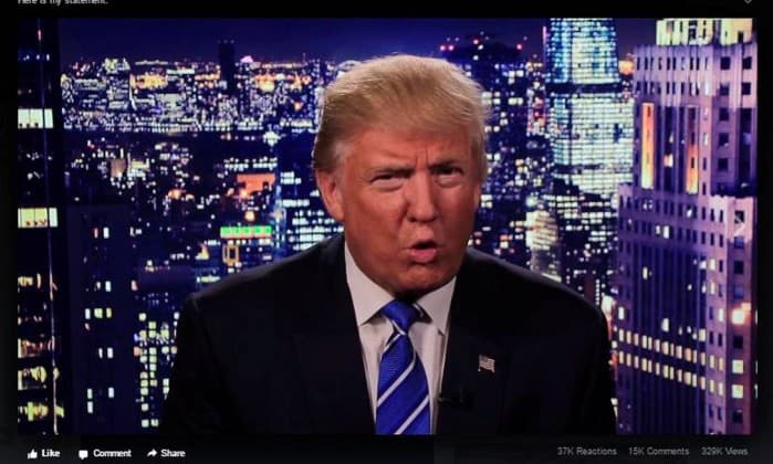 Trump se desculpa em vídeo por áudio sobre mulheres: ‘Não sou perfeito'