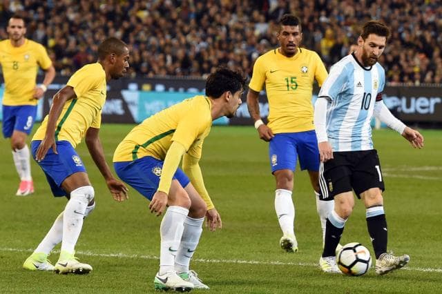 Sem Neymar, Brasil perde para a Argentina em amistoso na Austrália