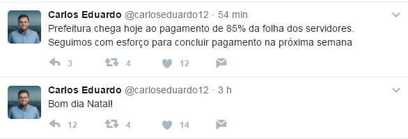 Prefeitura do Natal chega nesta sexta ao pagamento de 85% da Folha de maio dos servidores