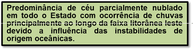 Tempo nublado com pancadas de chuvas seguem em Natal e interior; veja previsão da Emparn até sábado