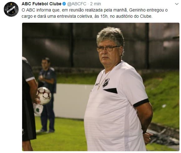 Geninho deixa o ABC