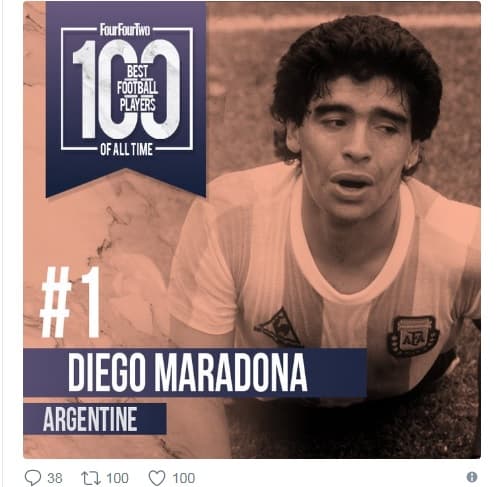 Revista inglesa aponta Pelé como terceiro melhor da história, atrás de Messi e Maradona