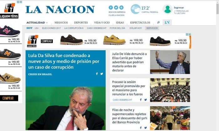 Imprensa internacional repercute condenação de Lula; veja capas e manchetes