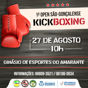 São Gonçalo sediará competição de Kickboking no domingo