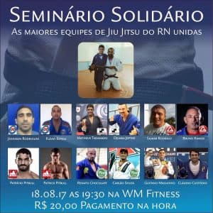 Lutadores de Jiu-Jitsu realizam seminário para ajudar criança que precisa de cirurgia cardíaca