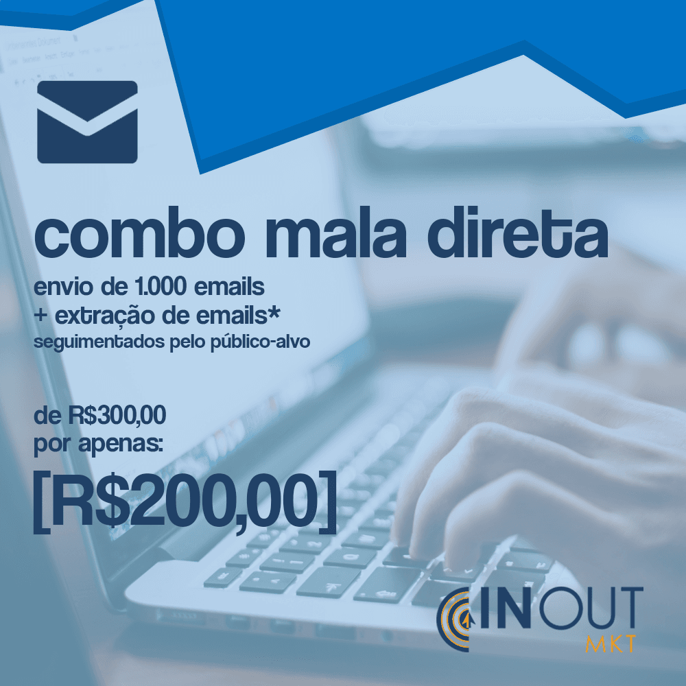 (INFORME PUBLICITÁRIO) - COMBO MALA DIRETA: aumente suas vendas, por apenas R$200