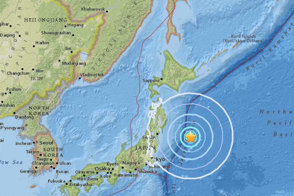 Terremoto de magnitude 6,1 atinge a costa do Japão
