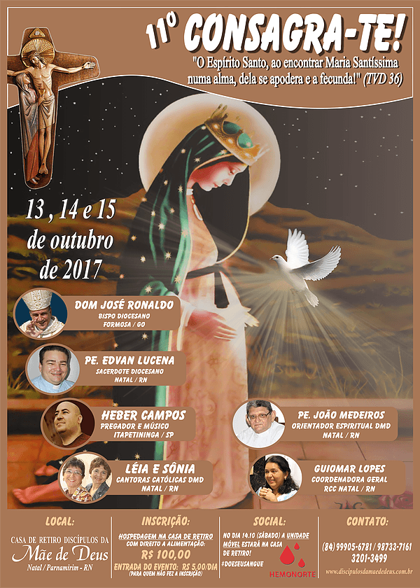 Fraternidade realiza 11ª edição do Consagra-te neste fim de semana na Grande Natal