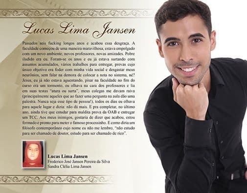 Brasileiro faz o melhor convite de formatura que você vai ler na vida