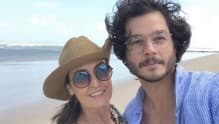 Fátima Bernardes curte folga em Natal com o namorado Túlio Gadelha