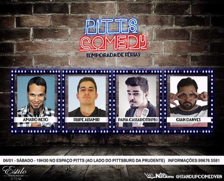 Temporada de férias do Pitts Comedy anima o mês de janeiro