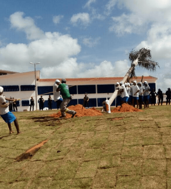 Sejuc solta nota sobre vídeo e diz que paisagismo de alcaçuz foi doação e que os próprios detentos estão fazendo o serviço