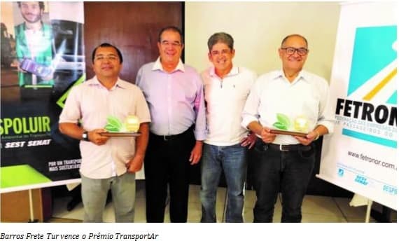Programa DESPOLUIR: Empresa Barros conquista prêmio norte/nordeste