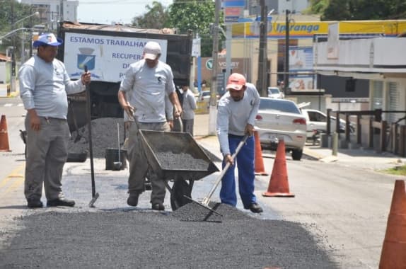 Avenidas Prudente de Morais e Nascimento de Castro recebem operação tapa buracos nesta terça-feira