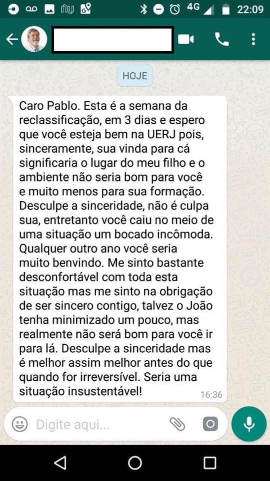 Diretor de Hospital dos Servidores do Rio é acusado de ameaçar aprovado em exame para favorecer o filho