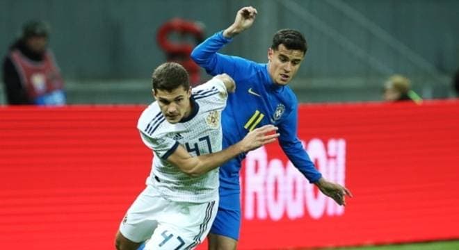 Brasil faz grande segundo tempo e derrota Rússia por 3 a 0, em Moscou