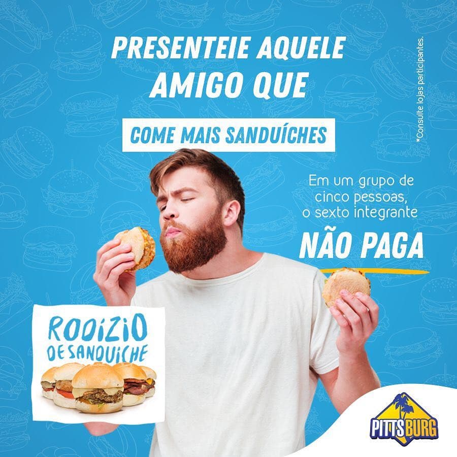 Rodízio de sanduíches do Pittsburg está de volta com novidades