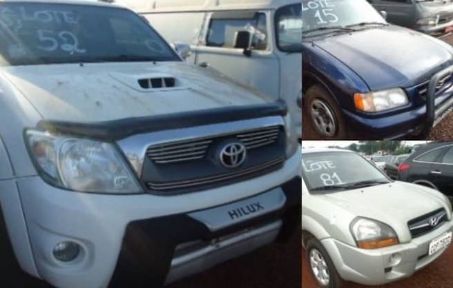 Receita Federal leiloa Hilux por R$ 22,5 mil e Tucson por R$ 14,5 mil