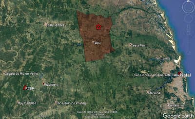 Tremor de terra em Taipu, a menos de 50 de km Natal, foi registrado nesse domingo