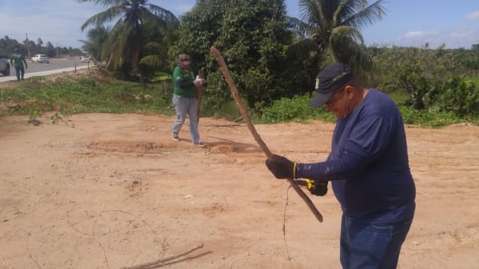 FOTO: Semurb desmobiliza ocupação irregular em Zona de Proteção Ambiental no bairro da Redinha