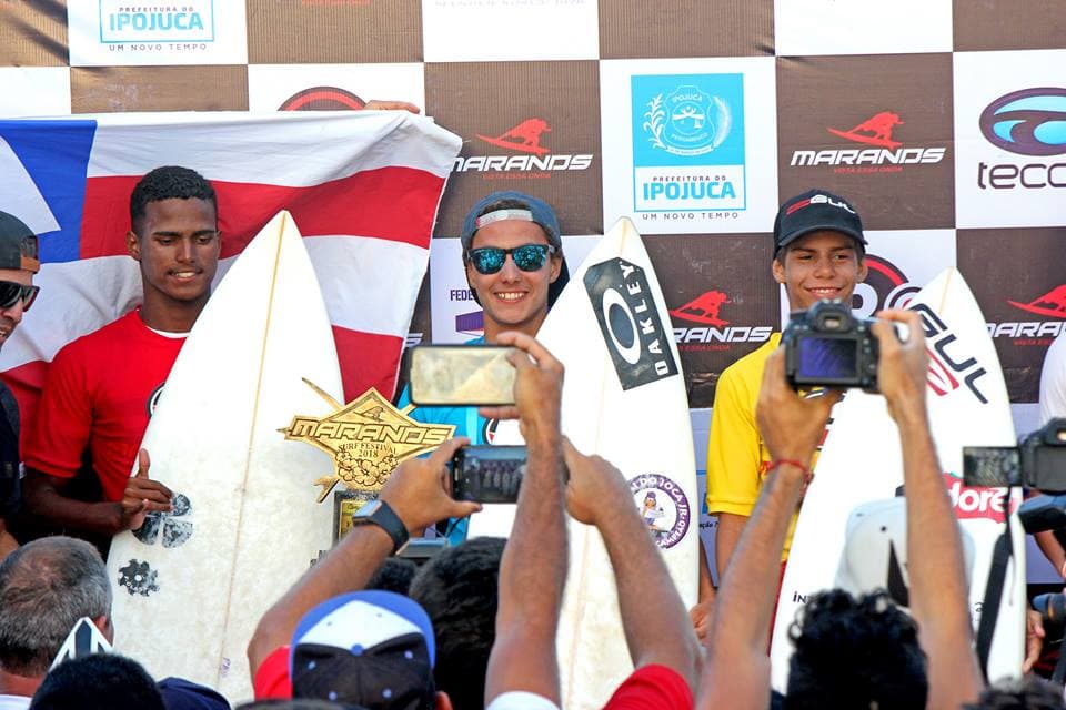 Potiguar é vice-campeão da 1ª etapa do Campeonato Brasileiro de Surfe