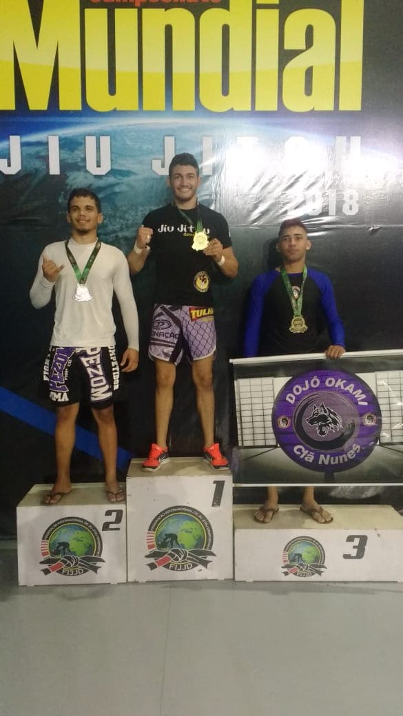 Lutador Potiguar André Caverna é campeão mundial de Jiu-Jitsu em competição na Bahia