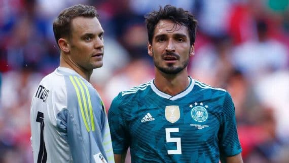 Em carta aberta, seleção alemã se desculpa e diz que eliminação foi justa
